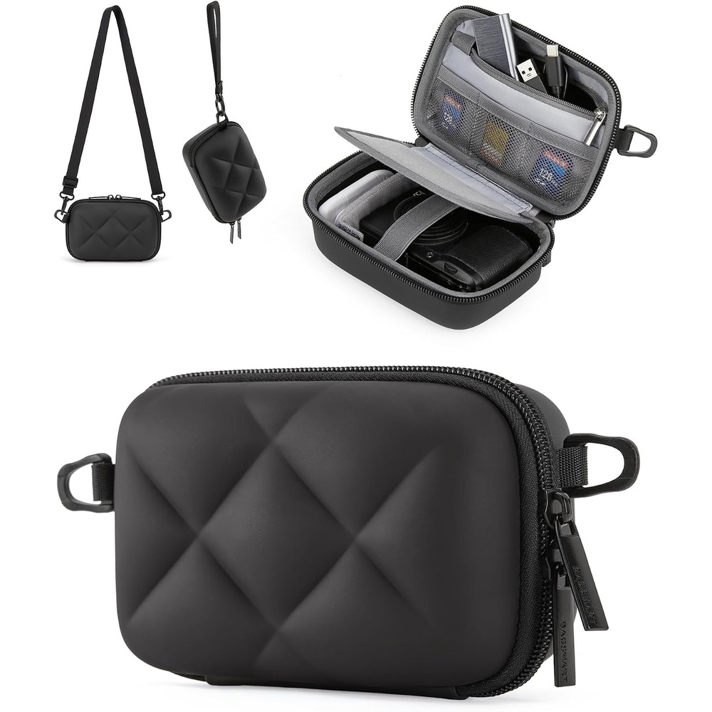 image:imageBAGSMART Digital Camera Case Protective Lightweight Camera Bag with StrapBlack