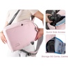 BAGSMART Camera Backpack, DSLR SLR Camera Bag Backpack Fits 15.6 Inch Laptop,Anti-Theft Waterproof Camera Case for Photographers,Men Women,with Rain Cover,Tripod Holder,Black(Pink)