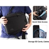 BAGSMART Camera Backpack, DSLR SLR Camera Bag Backpack Fits 15.6 Inch Laptop,Anti-Theft Waterproof Camera Case for Photographers,Men Women,with Rain Cover,Tripod Holder,Black(Black)