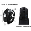 BAGSMART Camera Backpack, DSLR SLR Camera Bag Backpack Fits 15.6 Inch Laptop,Anti-Theft Waterproof Camera Case for Photographers,Men Women,with Rain Cover,Tripod Holder,Black(Black)