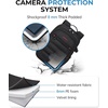 BAGSMART Camera Bag for DSLR, Waterproof Camera Backpacks for Photographers, Camera Case with Laptop Compartment-15.6″ Black(Black)