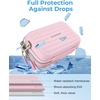 BAGSMART Digital Camera Case, Small Camera Bag with 2 Carrying Ways, Pink(Baby Pink)