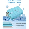 BAGSMART Digital Camera Case, Small Camera Bag with 2 Carrying Ways, Pink(Blue)