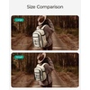 BAGSMART Small Camera Backpack DSLR SLR Camera Bag Fits 13 Inch Laptop(Beige)