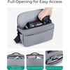 BAGSMART Small Camera Bag for Photographers with Tripod Holder(Beige)