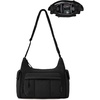 BAGSMART 2 in 1 Puffy Camera Bag for Photographer Everyday Shoulder Bag(Black)