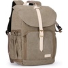BAGSMART Camera Backpack DSLR Camera Bag Backpacks for Photographers(D-green[single Buckle])