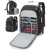BAGSMART Camera Bag for Photographers Professional Fits up to 15.6″ Laptop(Light Black)