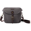 BAGSMART Canvas Crossbody Camera Bag with Rain Cover for Women Men, Khaki(03-Gray)