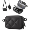 BAGSMART Digital Camera Case Protective Lightweight Camera Bag with Strap(Black)