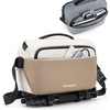 BAGSMART Small Camera Bag for Photographers with Tripod Holder(Beige)