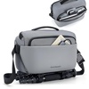 BAGSMART Small Camera Bag for Photographers with Tripod Holder(Gray)