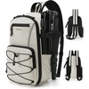 BAGSMART Small Camera Sling Bag, DSLR/SLR Camera Bag Fits 11″ Tablet, Camera Shoulder Bag for Photographers with Tripod Holder(Beige)