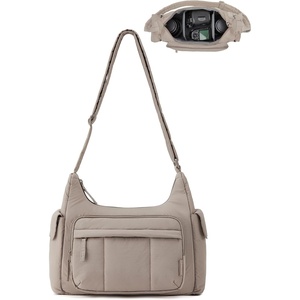 BAGSMART 2 in 1 Puffy Camera Bag for Photographer Everyday Shoulder Bag(Brown)