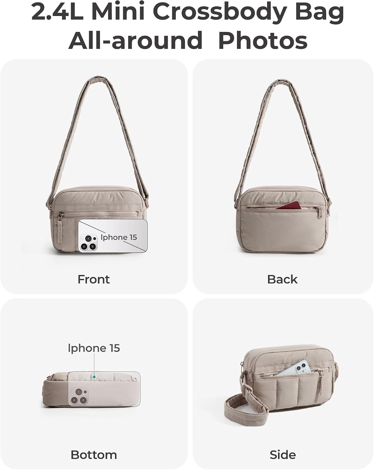 image:imageBAGSMART Cross Body Purse Mini Crossbody Bags for Women Travel PurseGreen