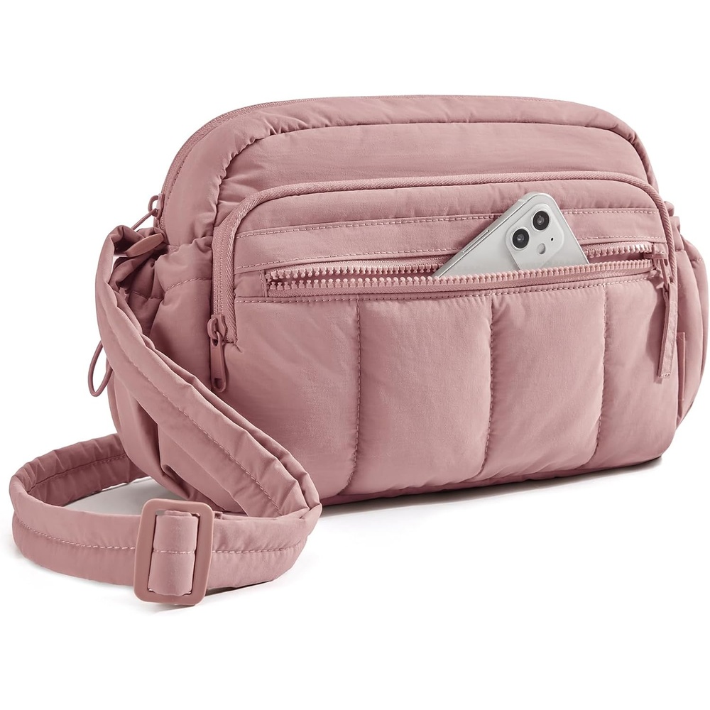 image:imageBAGSMART Cross Body Purse Mini Crossbody Bags for Women Travel Purse01dark Pink