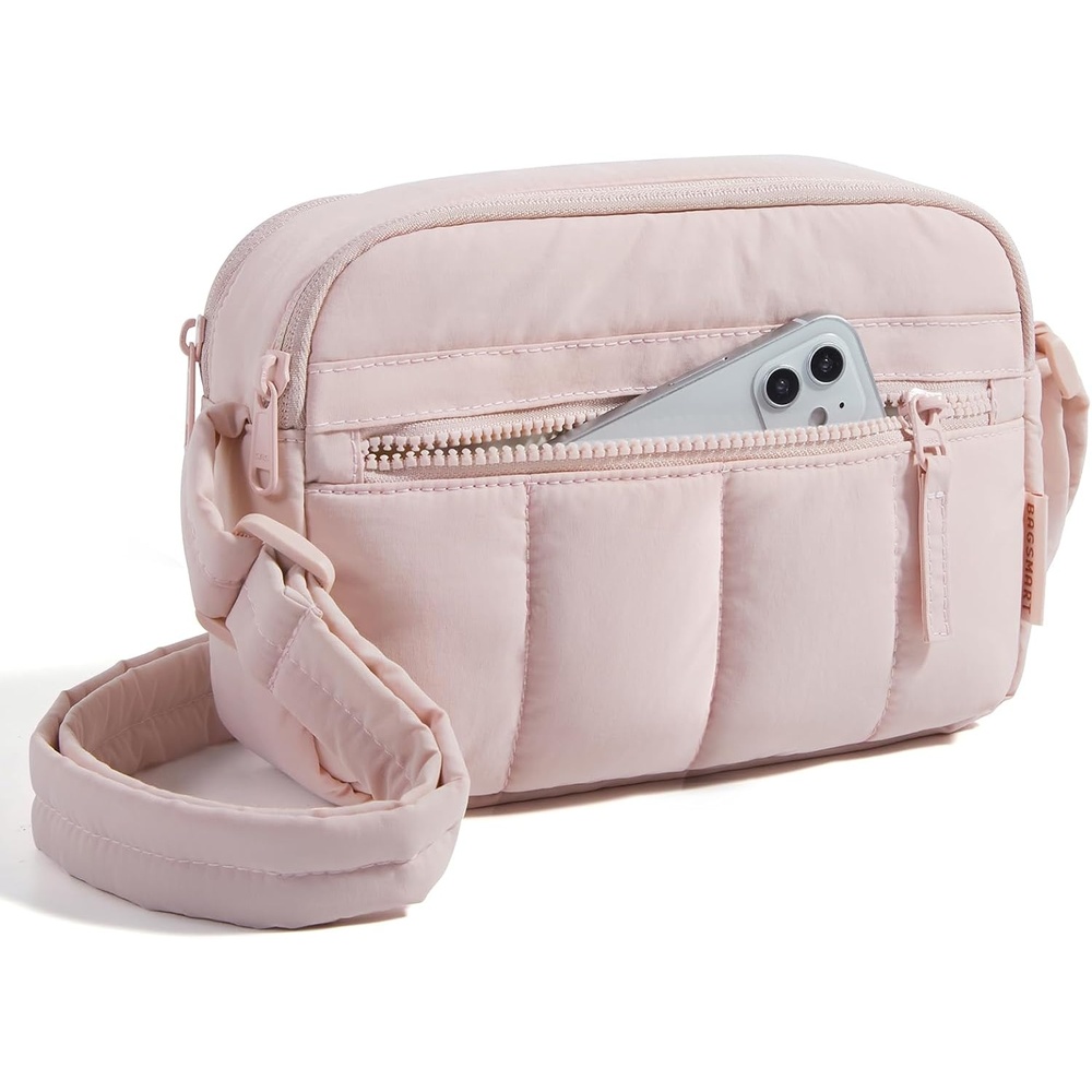 image:imageBAGSMART Cross Body Purse Mini Crossbody Bags for Women Travel PurseBaby Pink