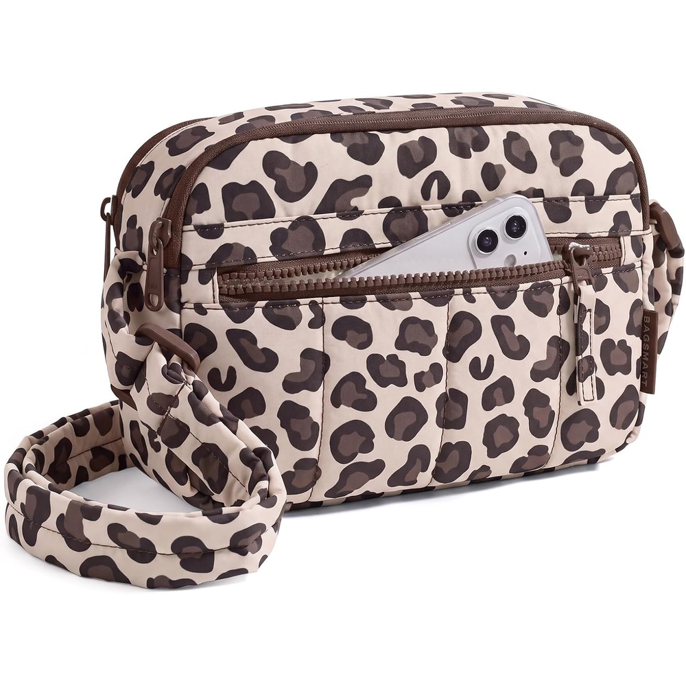image:imageBAGSMART Cross Body Purse Mini Crossbody Bags for Women Travel PurseLeopard