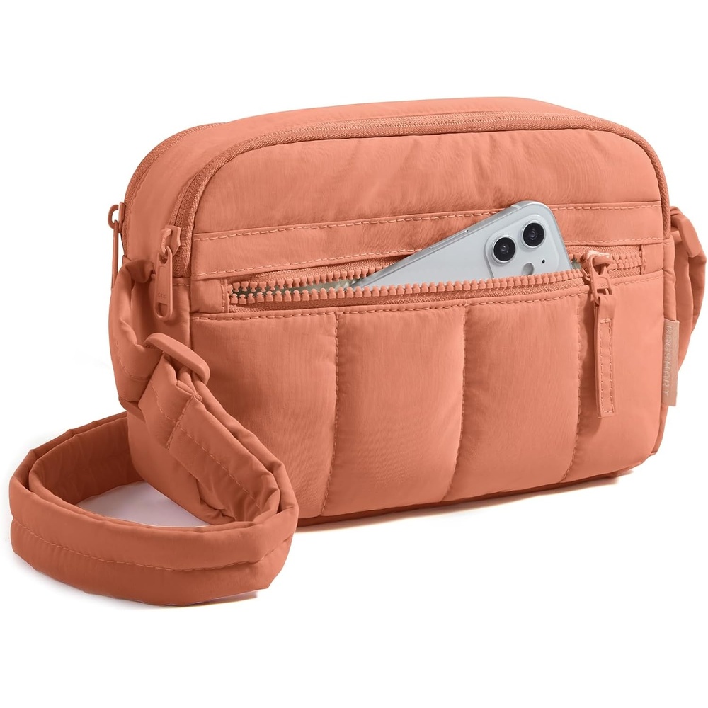 image:imageBAGSMART Cross Body Purse Mini Crossbody Bags for Women Travel PurseTerracotta Pink