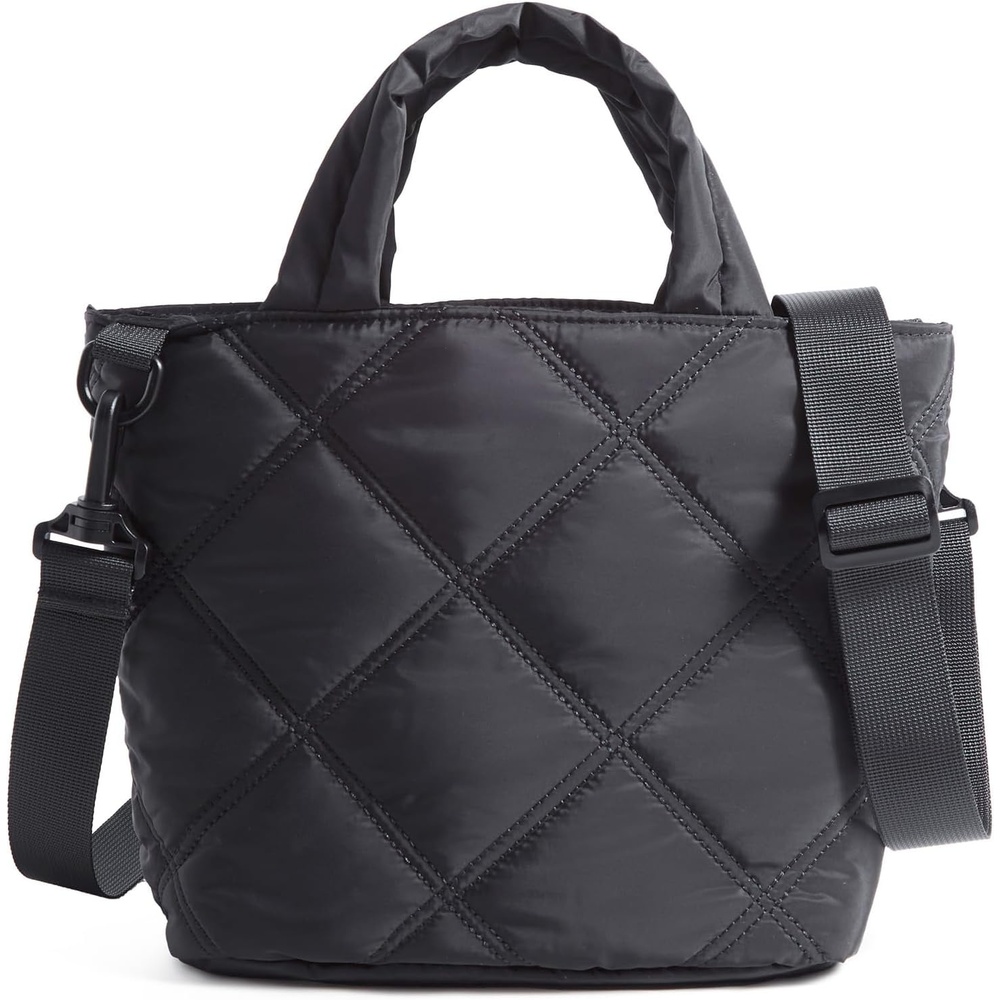 image:imageBAGSMART Crossbody Bags for Women Lightweight Purses for Women Quilted Puffer Tote Handbags for Daily UseShopTravelBlack