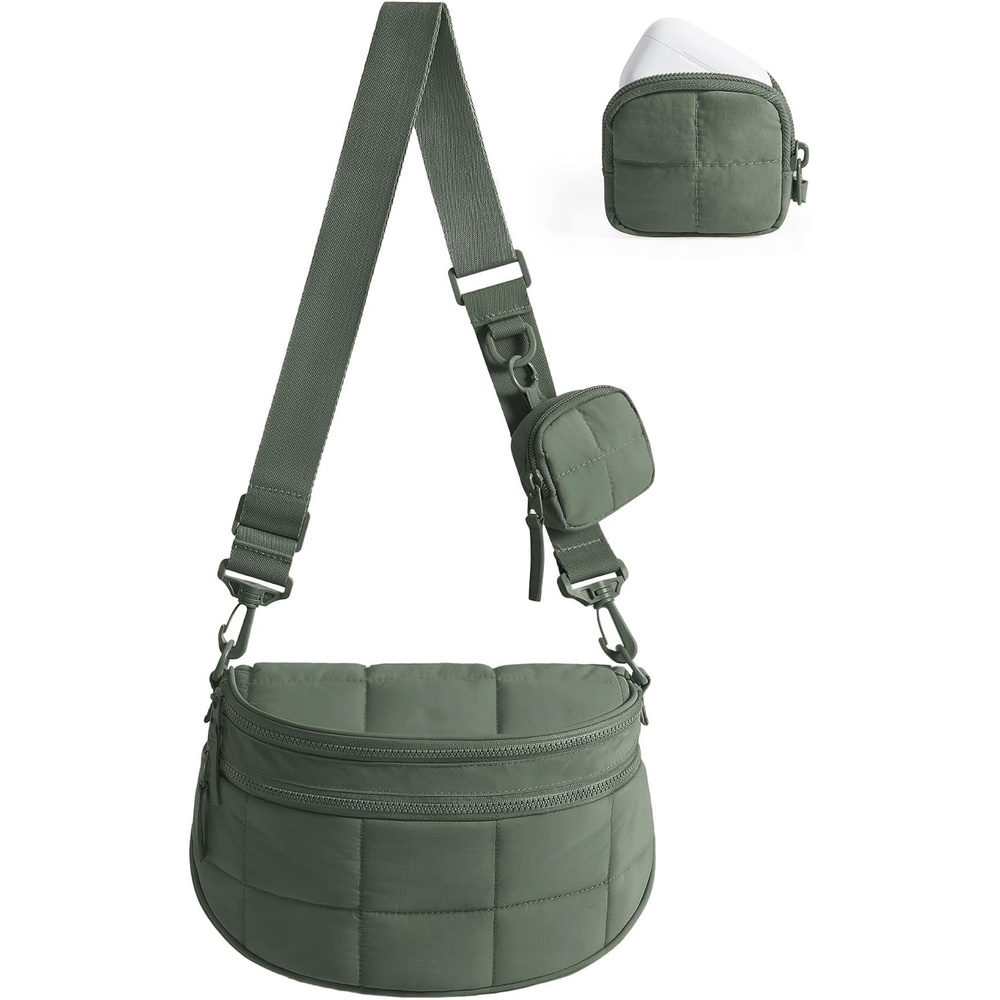 image:imageBAGSMART Crossbody Bags for Women Puffer Cute Bum Bag with PouchSage