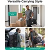 BAGSAMRT 60L Foldable Duffle Bag for Travel, Large Travel Duffel Bag for Men, 4 in 1 Travel Backpack, Carry on Weekender Bag, Light Brown(Gray)