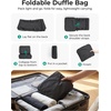 BAGSAMRT 60L Foldable Duffle Bag for Travel, Large Travel Duffel Bag for Men, 4 in 1 Travel Backpack, Carry on Weekender Bag, Light Brown(Light Brown)