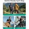 BAGSMART 4-IN-1 Gym Bag for Women Men, TSA Duffle Bag for Travel(Desert Khaki)