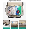BAGSMART 4-IN-1 Gym Bag for Women Men, TSA Duffle Bag for Travel(Greenish Gray)