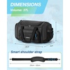 BAGSMART 4-IN-1 Gym Bag for Women Men, TSA Duffle Bag for Travel(Kakhi)