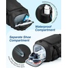 BAGSMART 4-IN-1 Gym Bag for Women Men, TSA Duffle Bag for Travel(Kakhi)