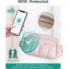 BAGSMART Cross Body Purse, Mini Crossbody Bags for Women Travel Purse(01-dark Pink)