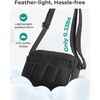 BAGSMART Cross Body Purse, Mini Crossbody Bags for Women Travel Purse(Black)