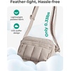 BAGSMART Cross Body Purse, Mini Crossbody Bags for Women Travel Purse(Green)