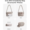 BAGSMART Cross Body Purse, Mini Crossbody Bags for Women Travel Purse(Purple)
