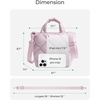 BAGSMART Crossbody Bags for Women, Lightweight Purses for Women, Quilted Puffer Tote Handbags for Daily Use,Shop,Travel(Baby Pink)