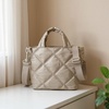 BAGSMART Crossbody Bags for Women, Lightweight Purses for Women, Quilted Puffer Tote Handbags for Daily Use,Shop,Travel(Light Tan)