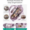 BAGSMART Crossbody Bags for Women, Lightweight Purses for Women, Quilted Puffer Tote Handbags for Daily Use,Shop,Travel(Mist Purple)