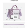 BAGSMART Crossbody Bags for Women, Lightweight Purses for Women, Quilted Puffer Tote Handbags for Daily Use,Shop,Travel(Mist Purple)