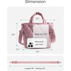 BAGSMART Crossbody Bags for Women, Lightweight Purses for Women, Quilted Puffer Tote Handbags for Daily Use,Shop,Travel(Pink)