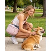BAGSMART Crossbody Bags for Women, Puffer Cute Bum Bag with Pouch(Candy Pink)
