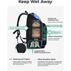 BAGSMART Gym Backpack for Men with Shoe Compartment for Multi-Sport(Blue)