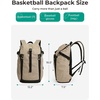 BAGSMART Gym Backpack for Men with Shoe Compartment for Multi-Sport(Dark Grey)