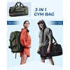 BAGSMART Gym Bag for Men, Athletic Sports Backpack Travel Hiking Duffel(Green)