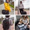 BAGSMART Gym Bag for Men, Athletic Sports Backpack Travel Hiking Duffel(Grey)