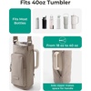 BAGSMART Magnetic 40oz Water Bottle Holder with Strap, Crossbody Purse Gym Accessories for Women(Sage)