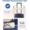 BAGSMART Personal Item Travel Bag For Spirit Airlines, 23L Lightweight Gym Bag for Women Foldable Duffle Bag Weekender Overnight Bag for Travel, Gym(Beige)