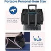 BAGSMART Personal Item Travel Bag For Spirit Airlines, 23L Lightweight Gym Bag for Women Foldable Duffle Bag Weekender Overnight Bag for Travel, Gym(Black)