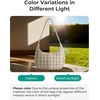 BAGSMART Quilted Crossbody Bags for Women, Travel Purses Hobo Shoulder Bag(Latte Brown)