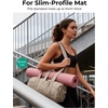 BAGSMART Reiki Gym Bag for Women Puffy Yoga Mat Travel Weekender Duffle Bag(Candy Pink)